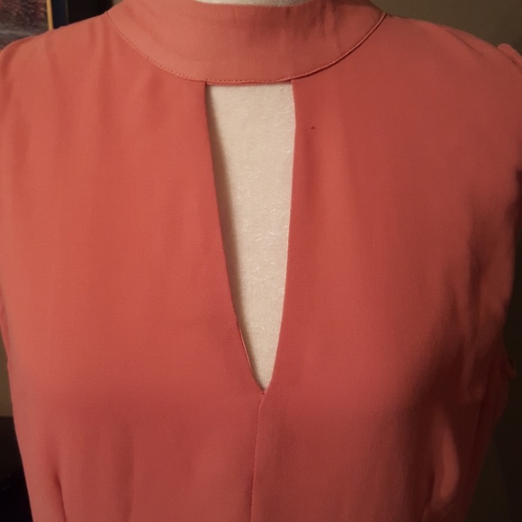 Lucca Couture Mock Neck Cut Out Dress - Picture 5 of 8